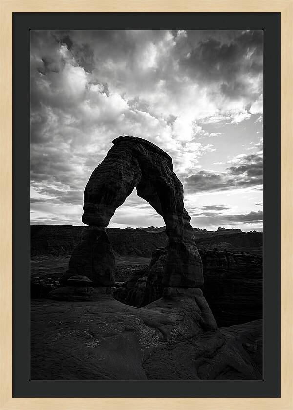 Delicate Arch Silhouette At Dusk