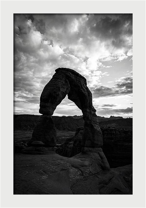 Delicate Arch Silhouette At Dusk