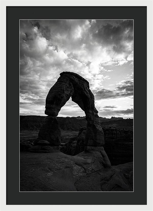 Delicate Arch Silhouette At Dusk