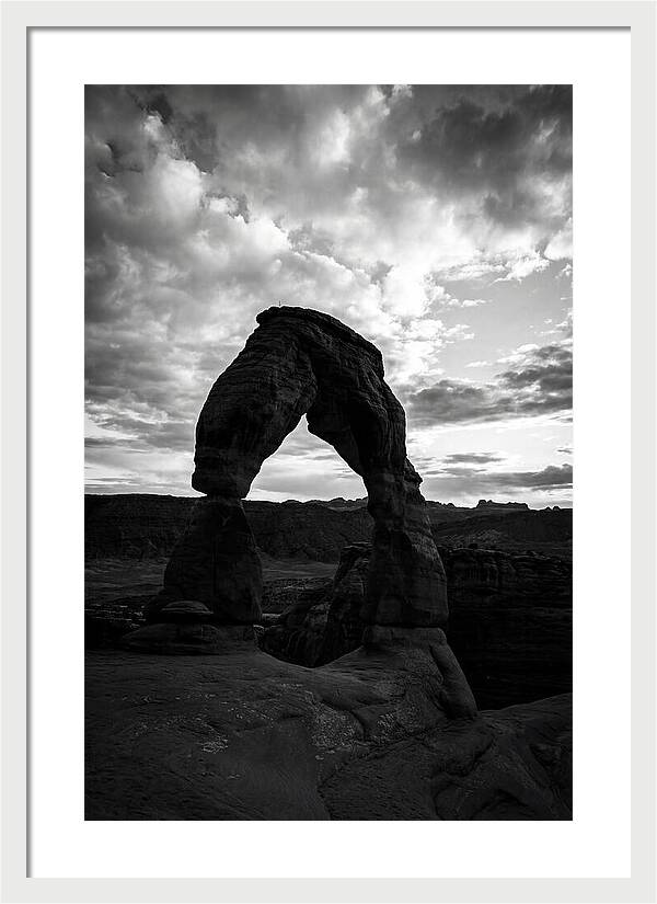 Delicate Arch Silhouette At Dusk