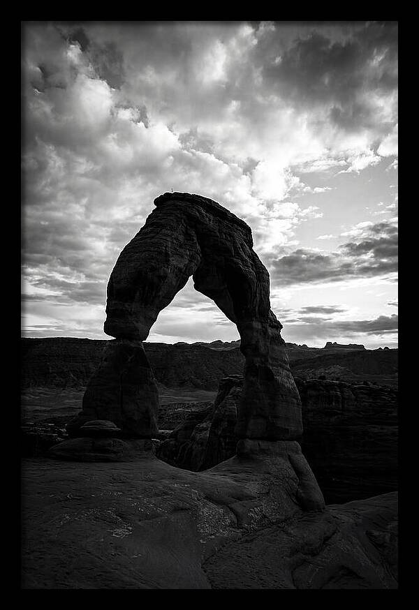 Delicate Arch Silhouette At Dusk