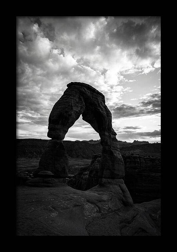Delicate Arch Silhouette At Dusk