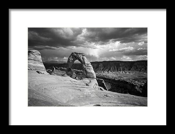 Delicate Arch Under Stormy Skies