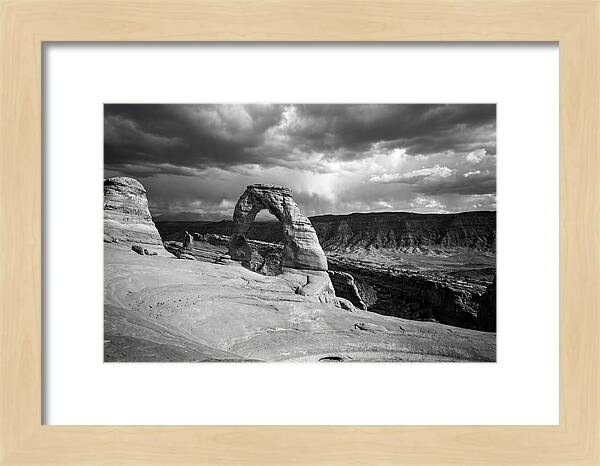 Delicate Arch Under Stormy Skies