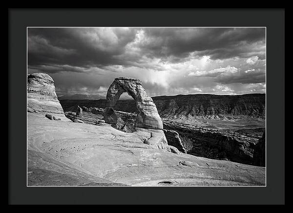 Delicate Arch Under Stormy Skies
