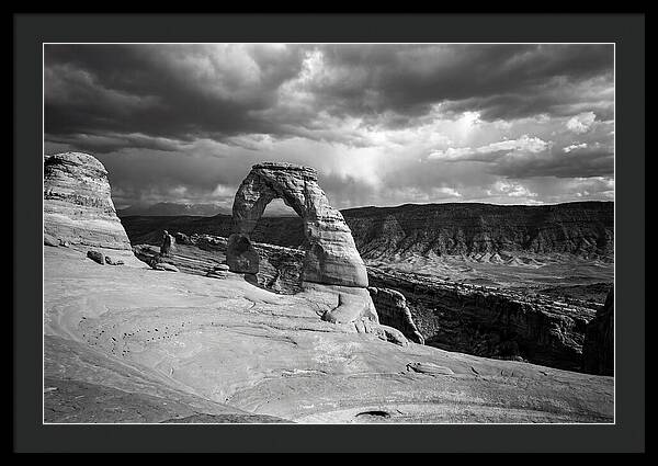 Delicate Arch Under Stormy Skies