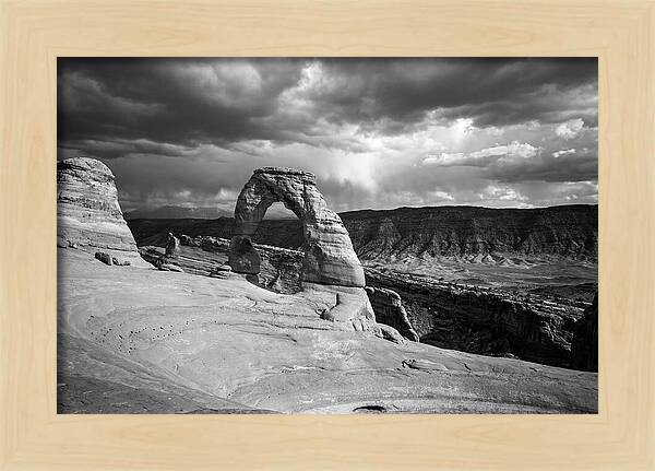 Delicate Arch Under Stormy Skies