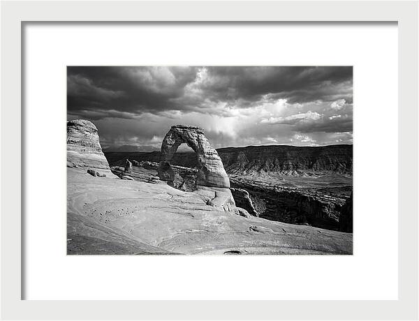 Delicate Arch Under Stormy Skies