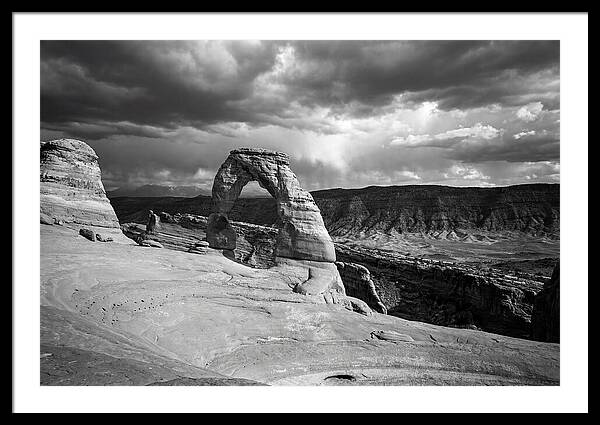 Delicate Arch Under Stormy Skies
