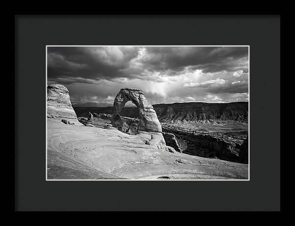 Delicate Arch Under Stormy Skies