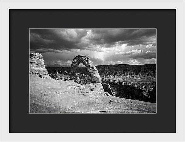 Delicate Arch Under Stormy Skies