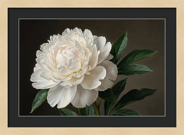 Delicate Beauty Of White Peonies