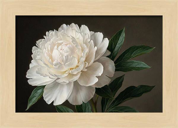 Delicate Beauty Of White Peonies