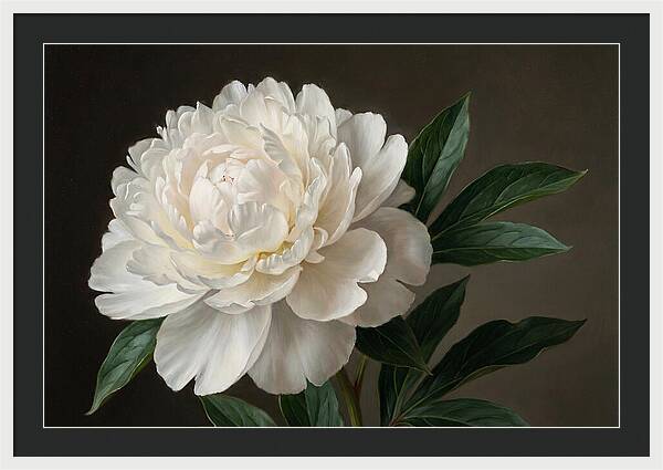 Delicate Beauty Of White Peonies