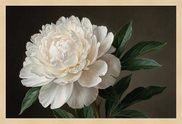 Delicate Beauty Of White Peonies