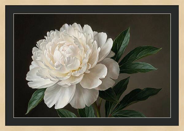 Delicate Beauty Of White Peonies