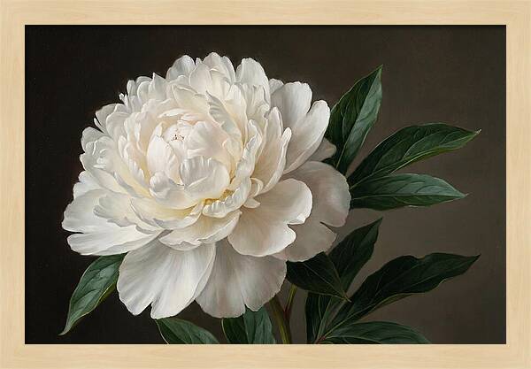 Delicate Beauty Of White Peonies