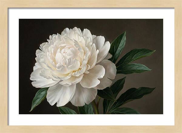 Delicate Beauty Of White Peonies