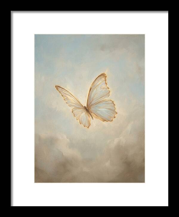 Delicate Butterfly In Flight