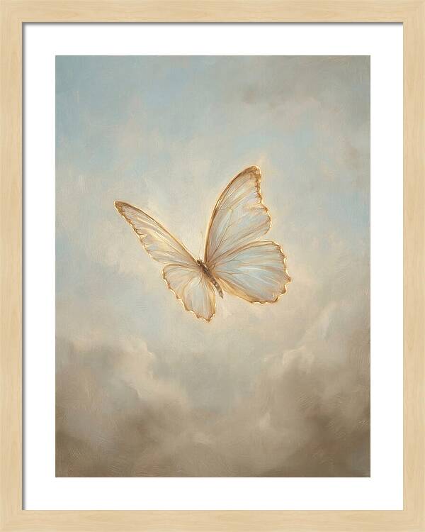 Delicate Butterfly In Flight