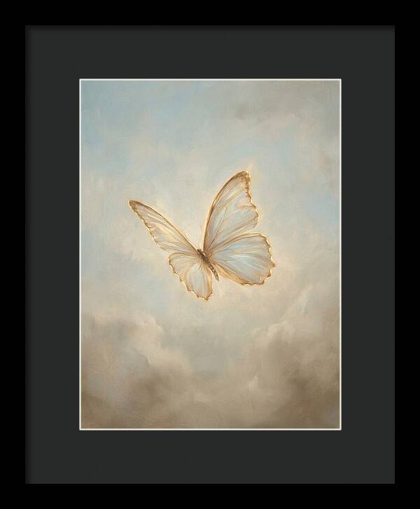 Delicate Butterfly In Flight