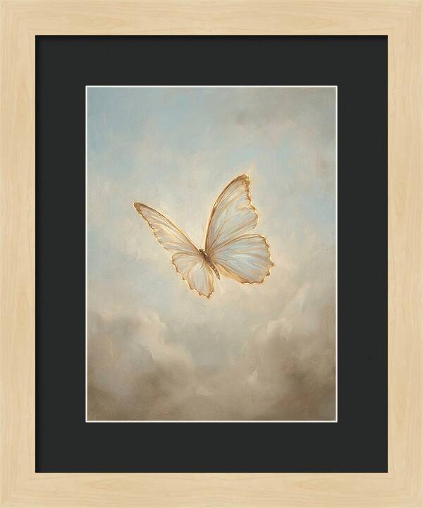 Delicate Butterfly In Flight
