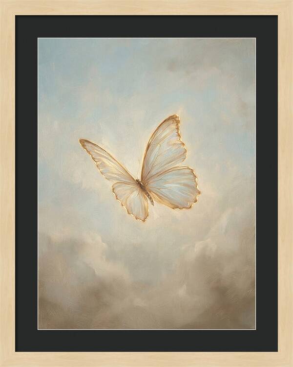 Delicate Butterfly In Flight