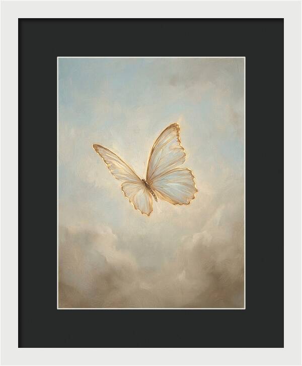 Delicate Butterfly In Flight