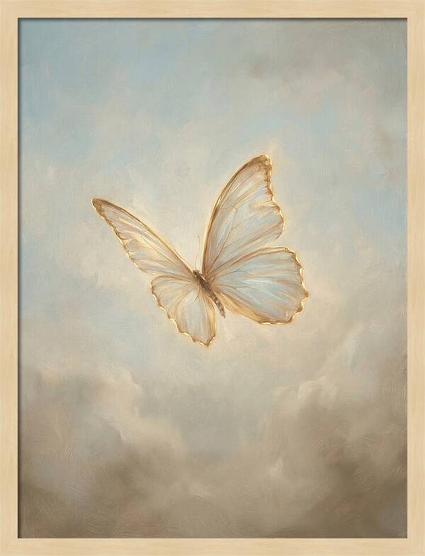 Delicate Butterfly In Flight
