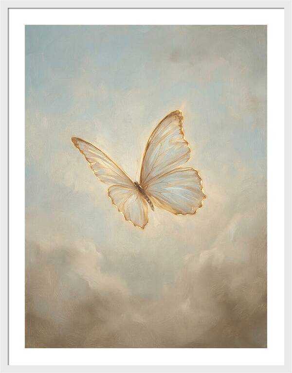 Delicate Butterfly In Flight