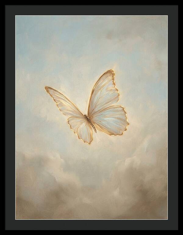 Delicate Butterfly In Flight