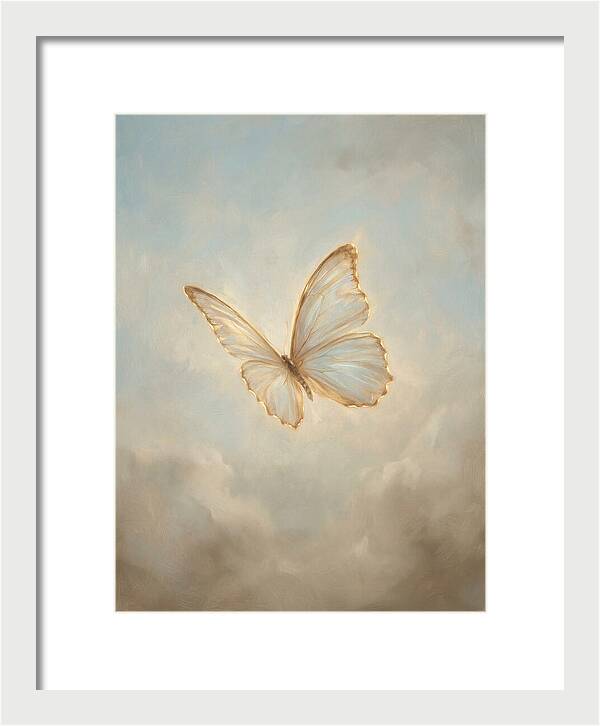 Delicate Butterfly In Flight
