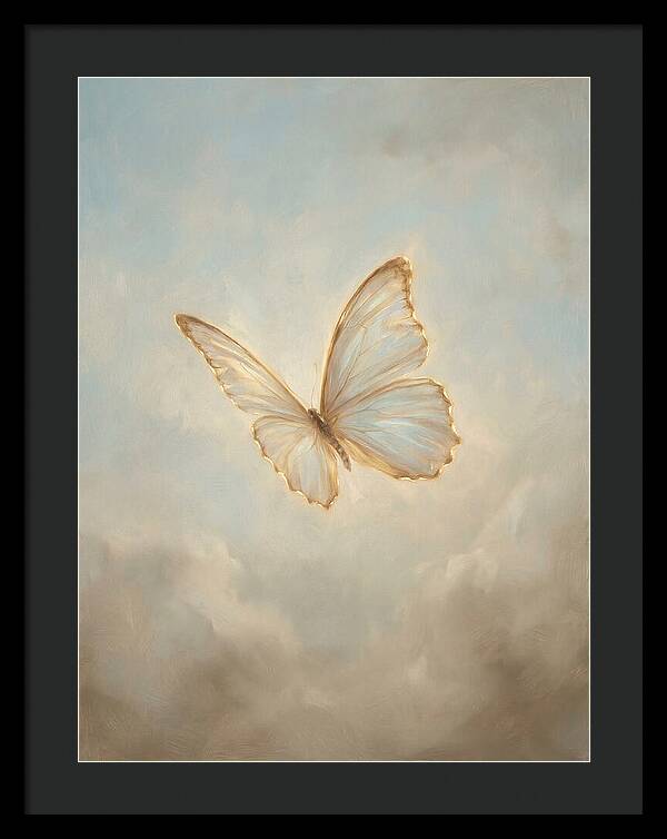 Delicate Butterfly In Flight