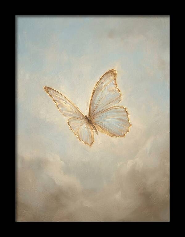 Delicate Butterfly In Flight