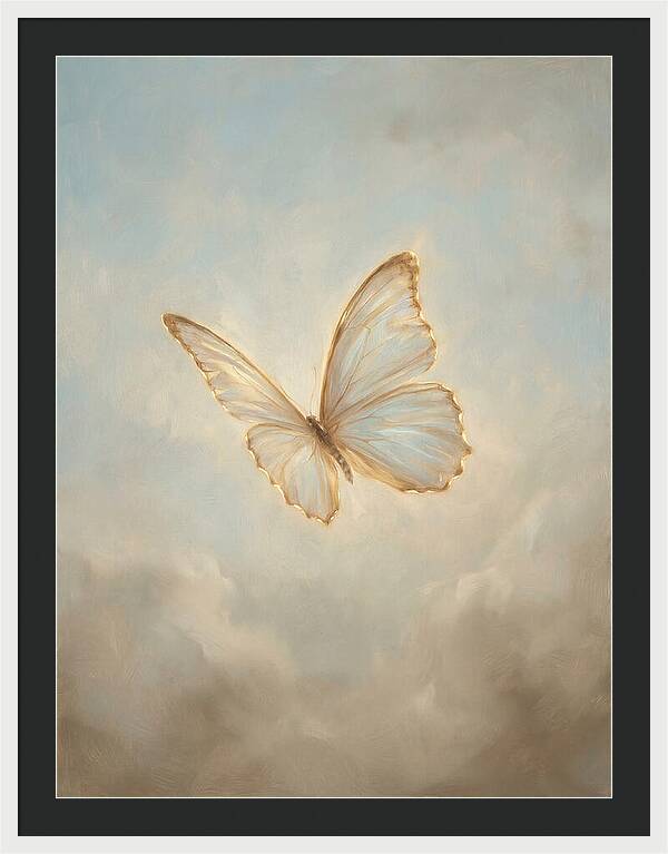 Delicate Butterfly In Flight