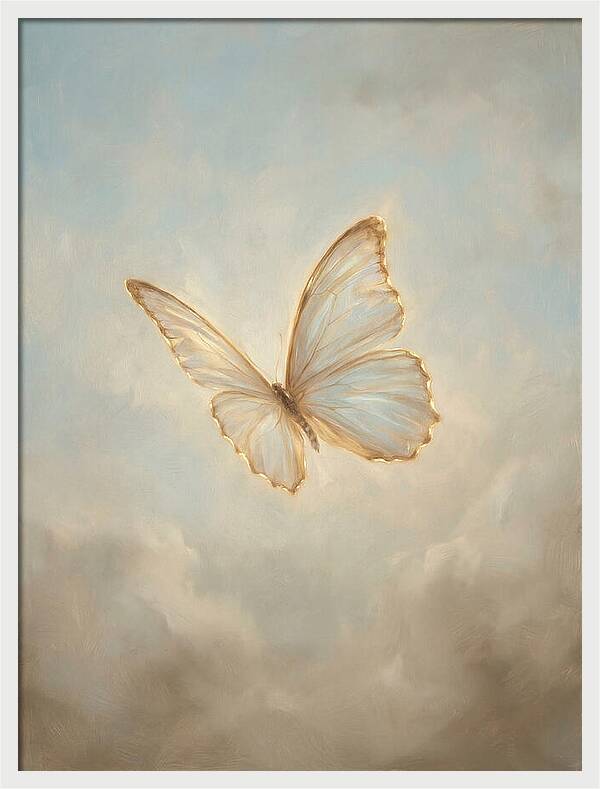 Delicate Butterfly In Flight