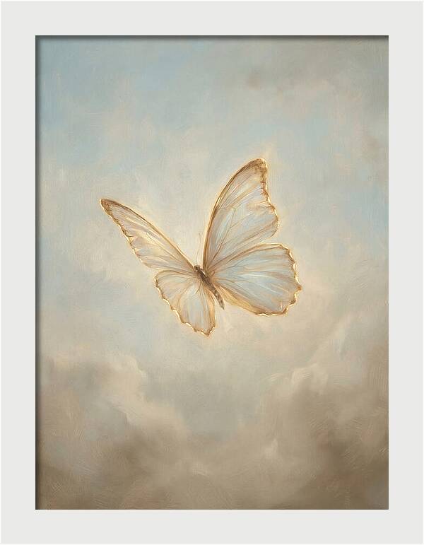 Delicate Butterfly In Flight