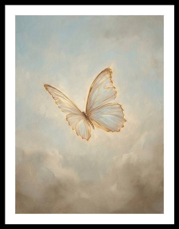 Delicate Butterfly In Flight
