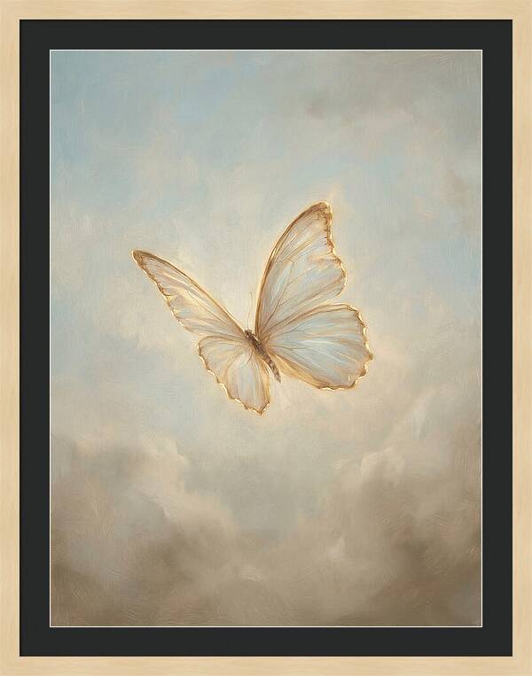 Delicate Butterfly In Flight
