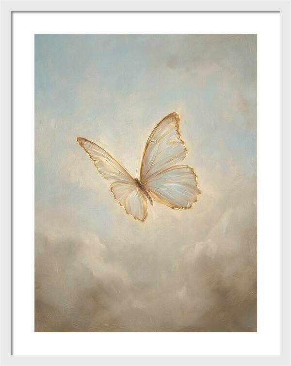 Delicate Butterfly In Flight