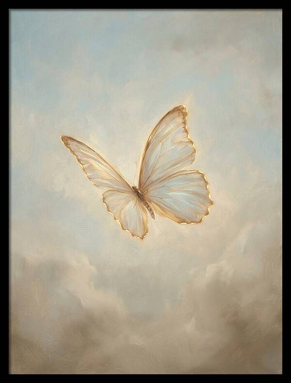 Delicate Butterfly In Flight