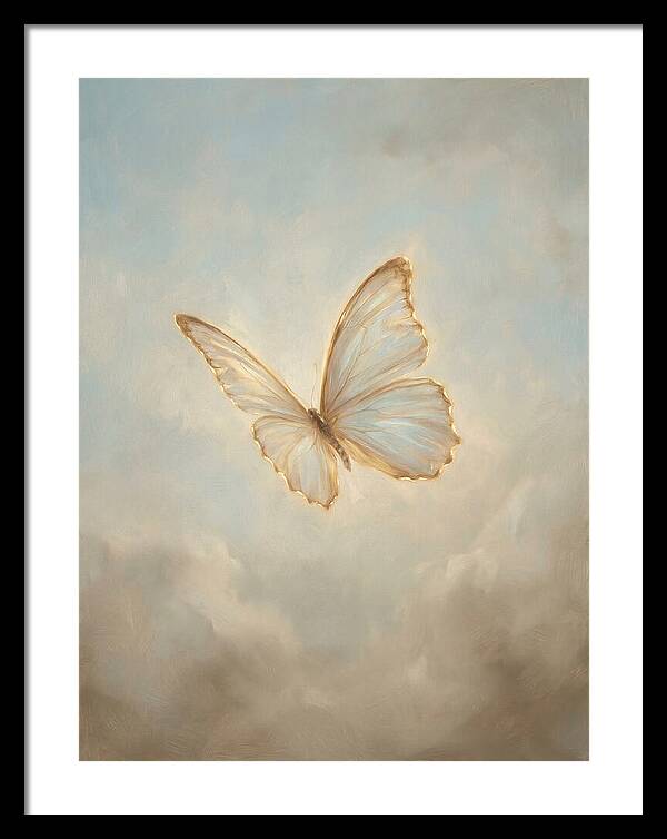 Delicate Butterfly In Flight