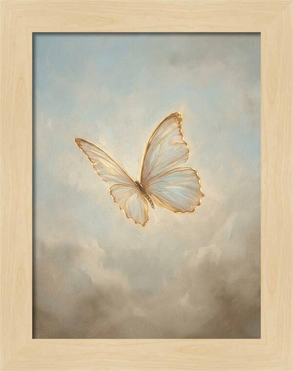 Delicate Butterfly In Flight