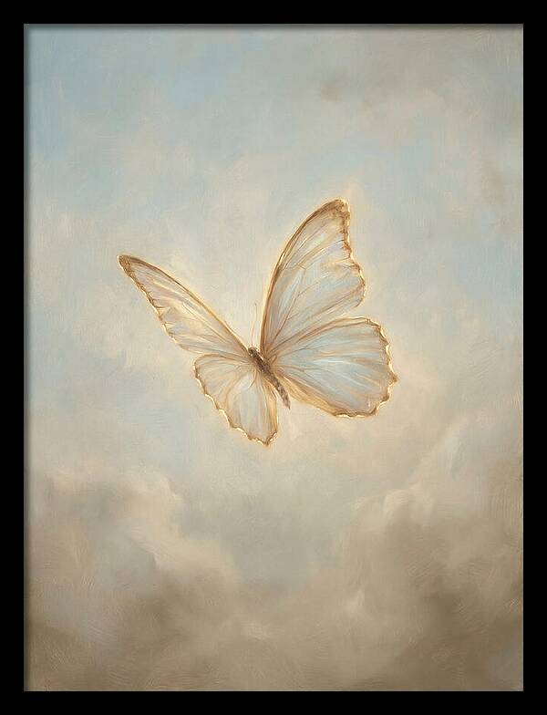 Delicate Butterfly In Flight