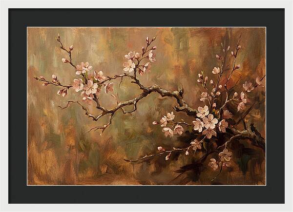 Delicate Cherry Blossom Branch