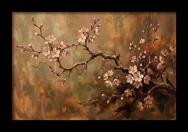 Delicate Cherry Blossom Branch