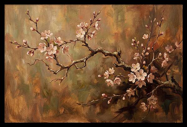 Delicate Cherry Blossom Branch