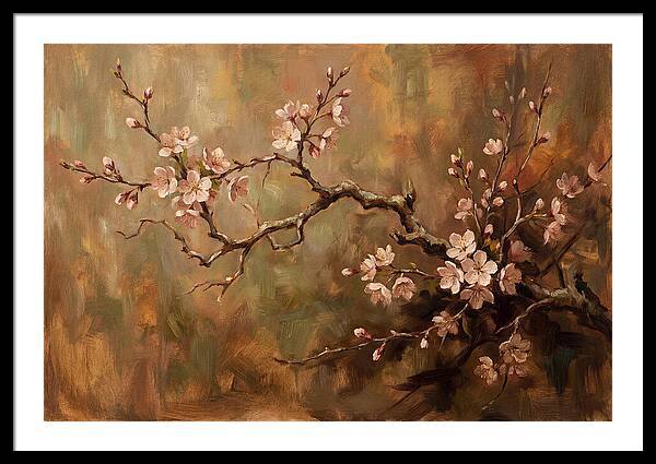 Delicate Cherry Blossom Branch
