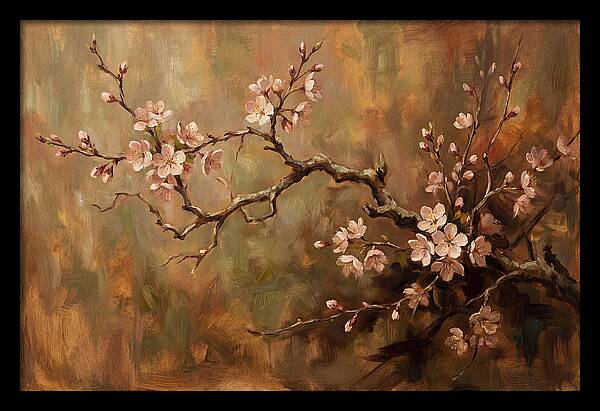 Delicate Cherry Blossom Branch