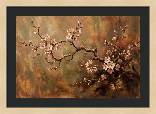 Delicate Cherry Blossom Branch